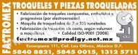 MANUFACTURA DE TROQUELES